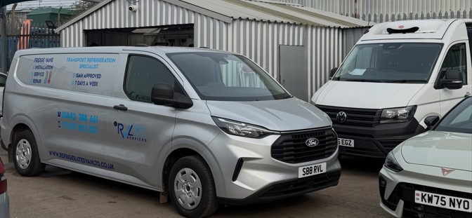 Fridge van repair at St Albans