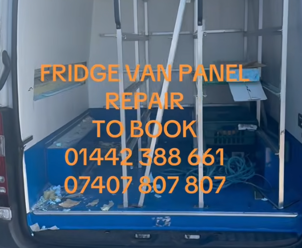Fridge VAN PANEL Repair to book