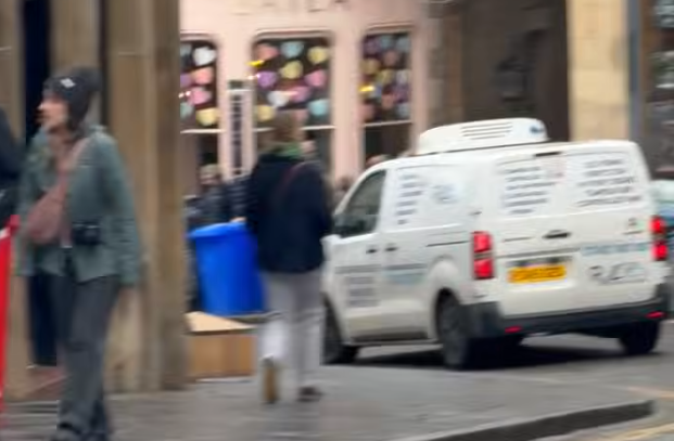 RVL services display van up in Edinburgh